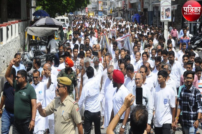 Watch Video : पाली में रैली निकाल बोले जैन समाजबंधु, आचार्य की हत्या की गई, संतों को मिले सुरक्षा