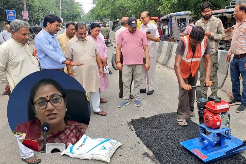 Delhi Potholes Filling Mission: 70 सहायक अभियंता, 150 जेई और 1000 मजदूर…दिल्ली में आज विश्व रिकॉर्ड बनाने का दावा