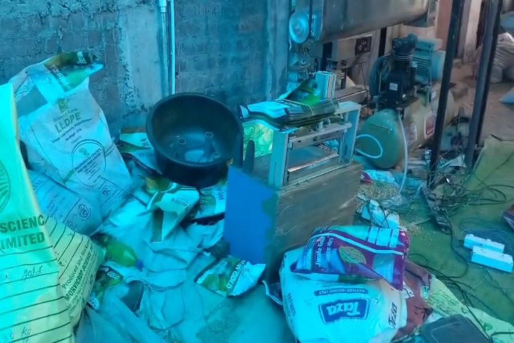 Raid in fake seeds factory