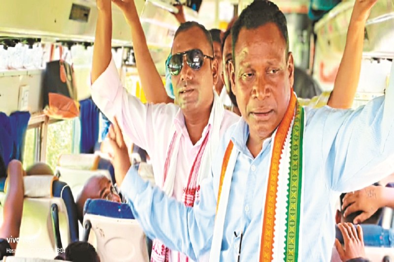 नेशनल हाईवे का मुद्दा उठाने पर मंत्री ने आश्वासन दिया (Photo source- Patrika)