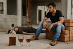 बार-बार मना करने के बाद भी नहीं मान रही थी पत्नी, पति ने दोस्त को मौत के घाट
उतारा - image