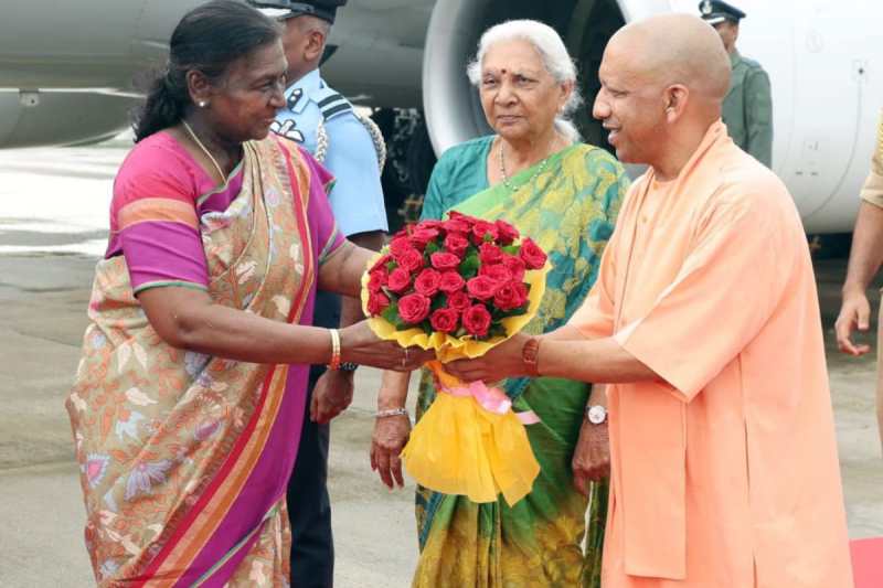 Up news, president news, cm yogi, gorakhpur visit