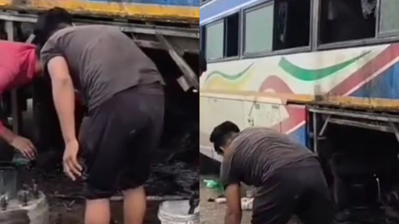कोलकाता से गुरुग्राम जा रही बस के पहिए में लगी आग से मचा हड़कंप, जानें फिर क्या
हुआ?