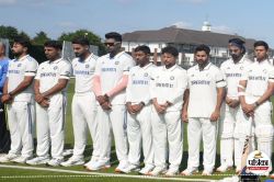 IND vs IND-A intra-Squad Match: इंग्लैंड में भारतीय खिलाड़ियों ने बांधी काली
पट्टी, एक मिनट का रखा मौन - image