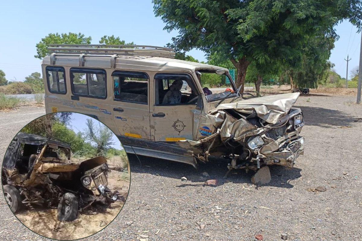Jalore Accident: राजस्थान के जालोर में भीषण सड़क हादसा, 4 लोगों की मौत; दोनों
वाहनों के उड़े परखच्चे