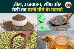 Jeera Ajwain Saunf Methi Water: रोज सुबह खाली पेट जीरा, अजवाइन, सौंफ और मेथी का
पानी पीने से मिल सकते हैं कई बड़े फायदे - image