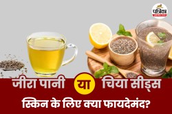 Jeera Water Vs Chia Seeds For Skin: स्किन के लिए सुबह खाली पेट जीरा पानी पीना
चाहिए या चिया सीड्स, जानिए - image