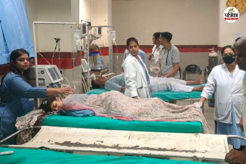 Jodhpur Mahesh Navami Festival Strange Accident 8 girls got burnt due to hair chemical