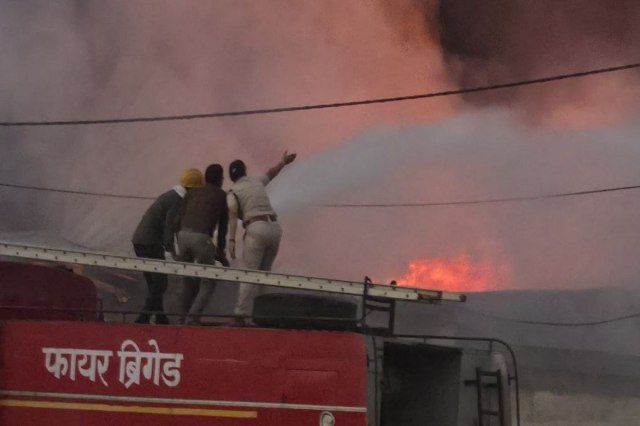 fire in katni