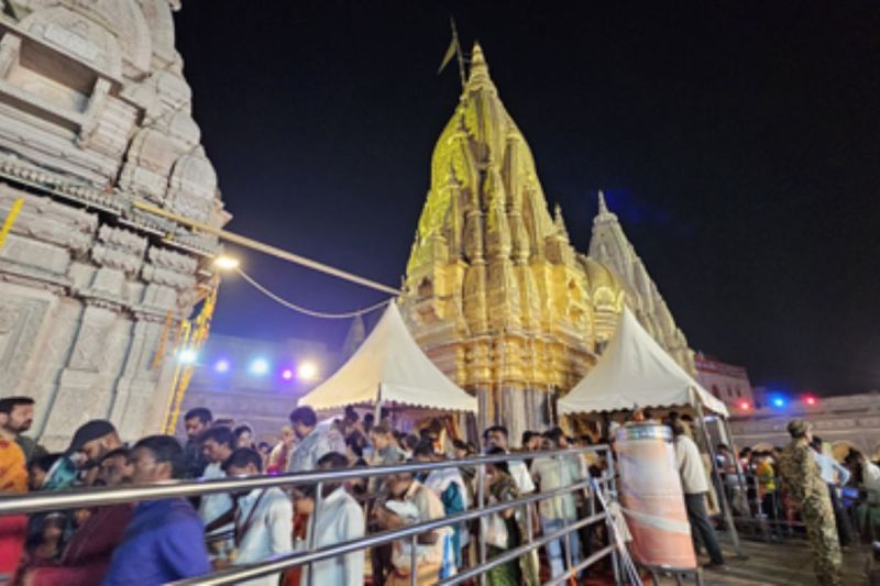 Kashi Vishwanath Temple ,Heat relief arrangements