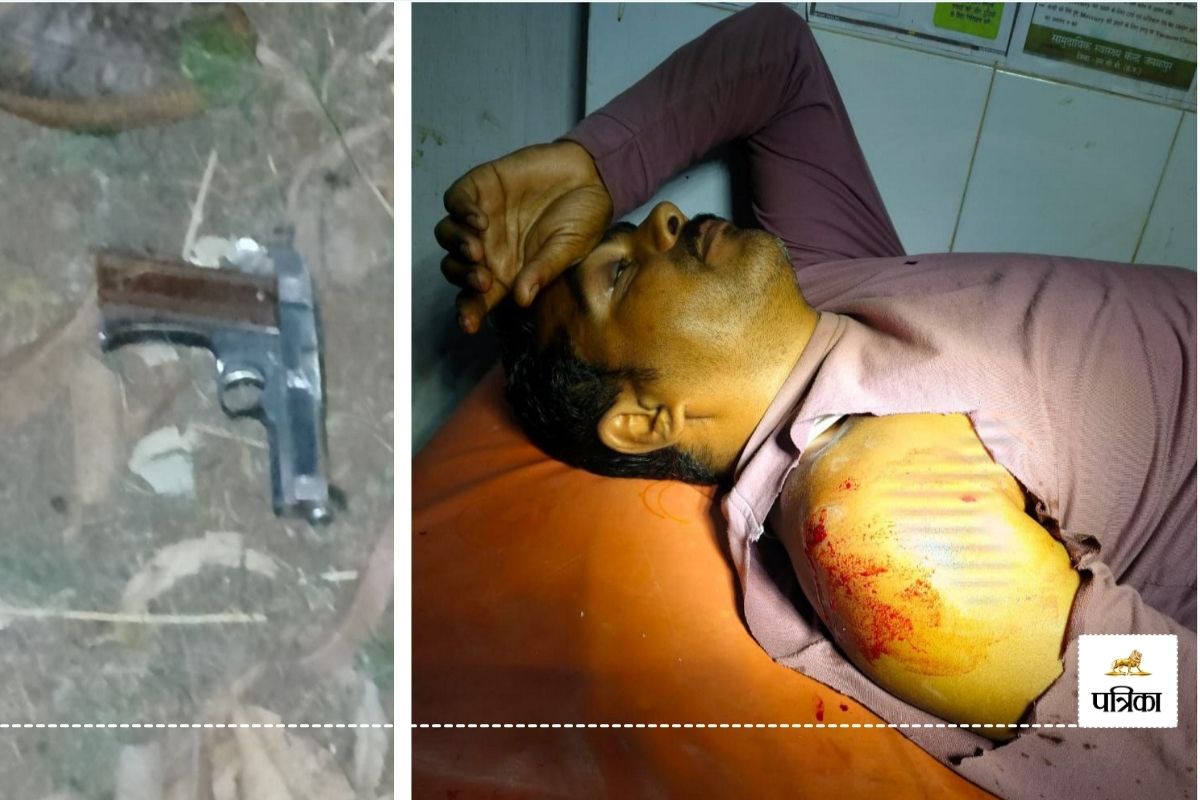 Shoot and looted Jewellery: 2 व्यापारियों को गोली मारकर 8-10 लाख की ज्वेलरी और
कैश लेकर 4 लुटेरे फरार, भागते समय गिरा कट्टा