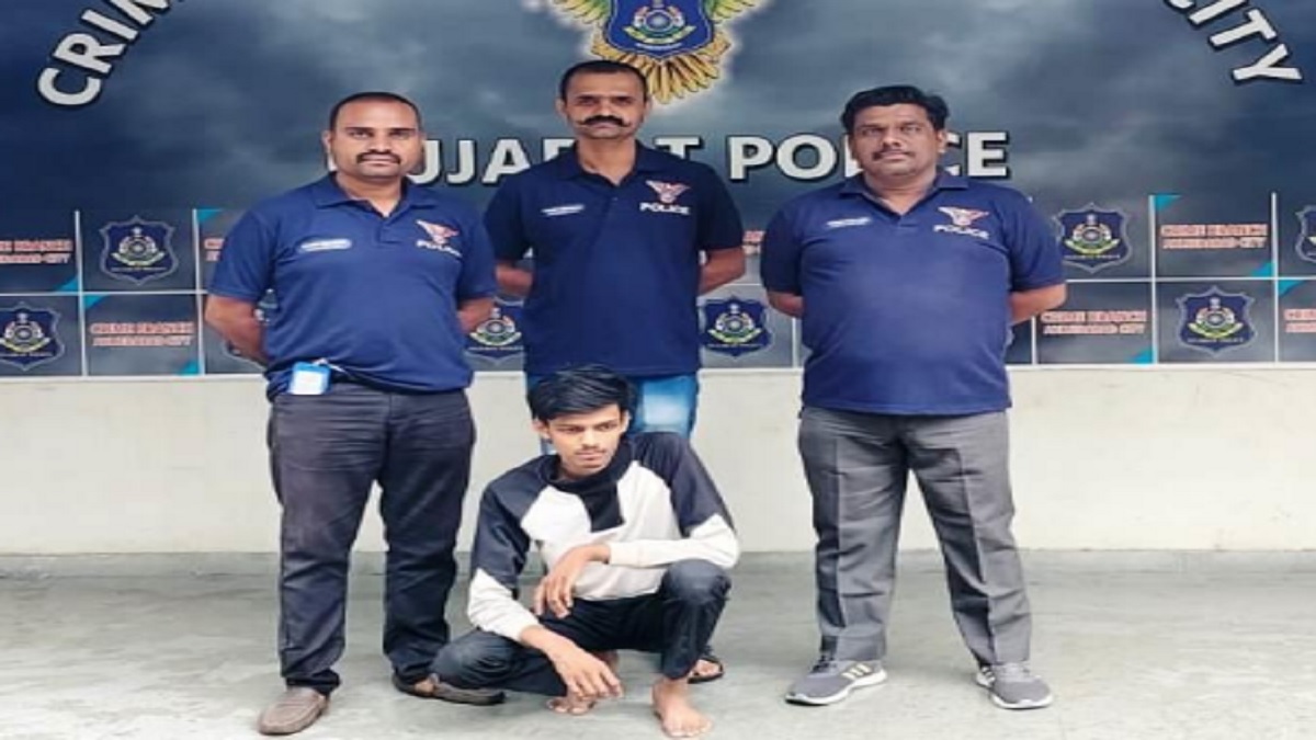 Ahmedabad: लॉरेंस बिश्नोई गिरोह के सदस्य को क्राइम ब्रांच ने पकड़ा