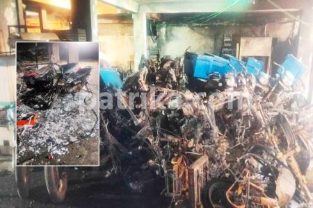 Massive Fire At Charging Station Gwalior MP