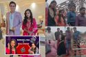 Monalisa and Director Sanoj Mishra Announce Film at Temple, Viral Video