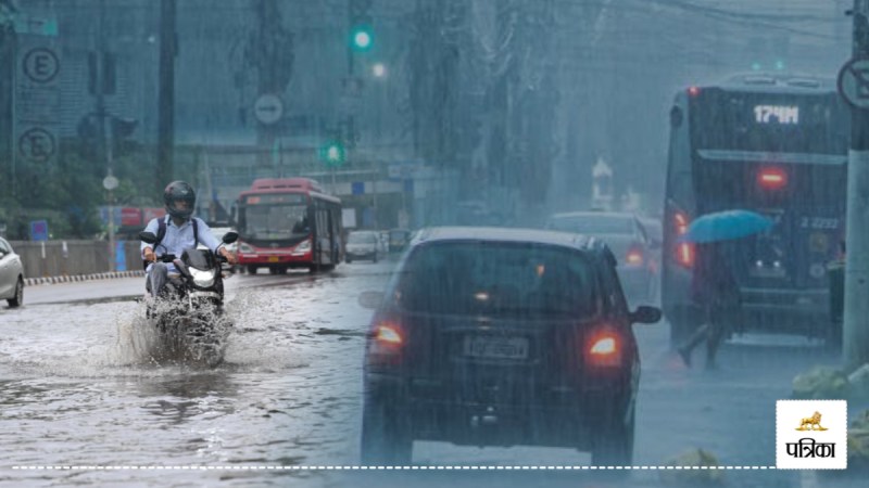 One hour of heavy rain in Bijnor