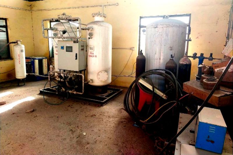 जिले के सबसे बड़े अस्पताल की ऑक्सीजन भिवाड़ी पर निर्भर, तीनों प्लांट बंद