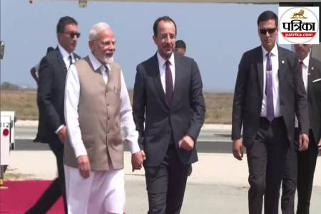 PM Modi Surprise welcome in cyprus