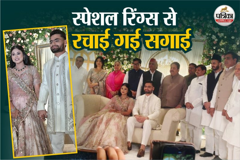 Cricketer Rinku Singh engagement