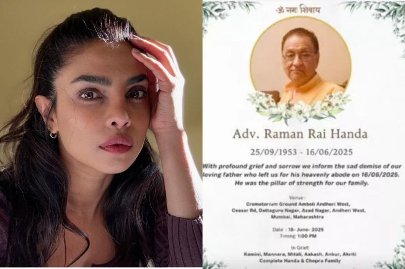 Priyanka Chopra heartfelt post for fufaji Raman Rai Handa