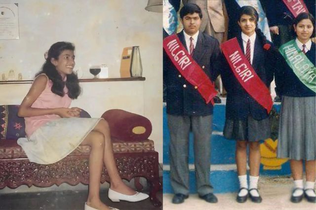 Priyanka Chopra School Photos
