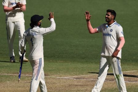 KL Rahul and Harshit Rana (Photo- BCCI)