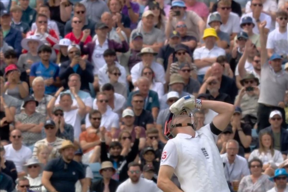 Harry Brook at Headingley Test (Photo-Sony Sports Networks)