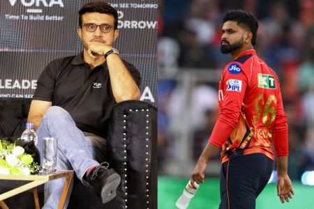 Sourav Ganduly and Shreyas Iyer (Photo-IANS)