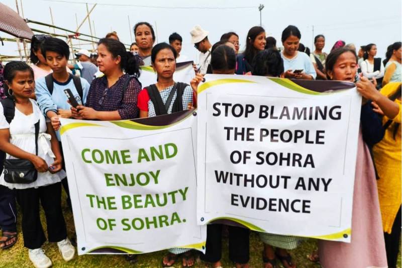 Protest in Megahalaya After Sonam Raghuwanshi Case