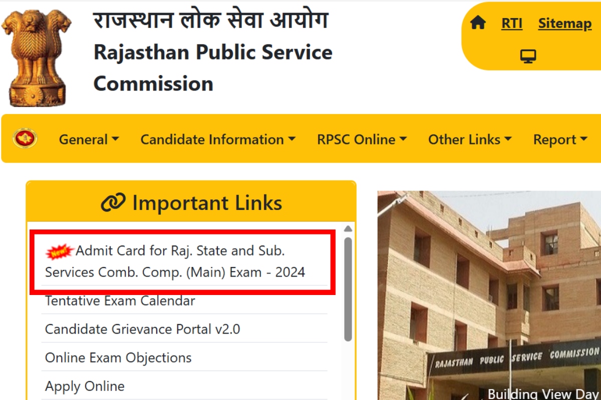 Thousands of Rajasthan Students' Hopes Dashed as RPSC Releases RAS Mains Admit Cards
