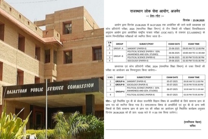 RPSC first grade exam