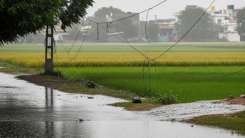 Rain in Bijnor for second consecutive day