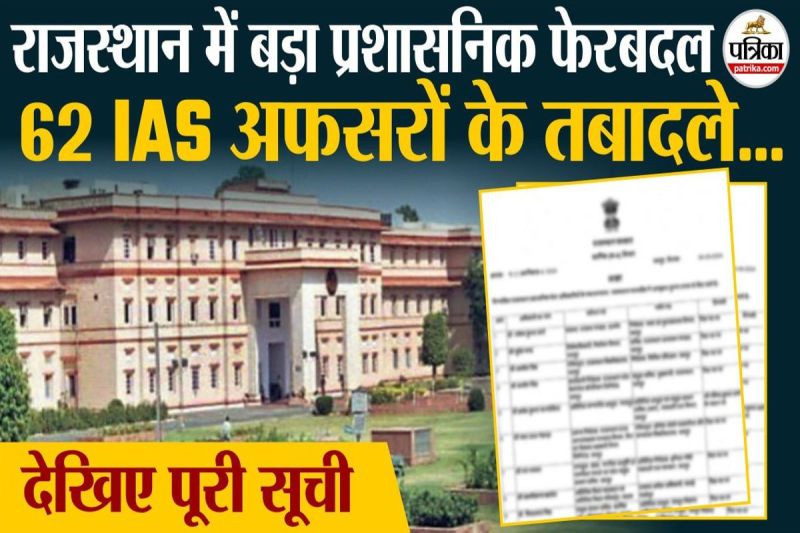 Rajasthan-IAS-Transfer