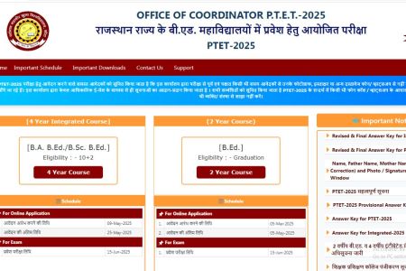 Rajasthan PTET Answer Key 2025