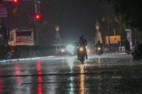 राजस्थान में मानसून की सक्रियता तेज़। जयपुर में बरसे बदरा। फोटो-पत्रिका।