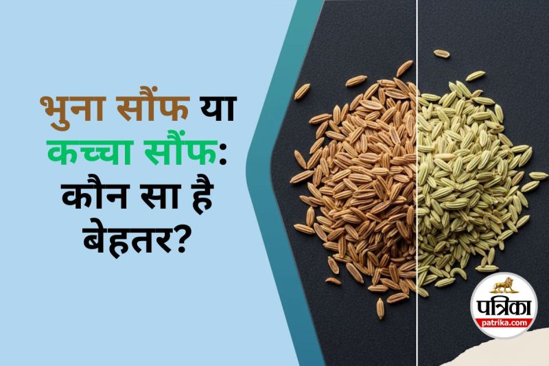 Roasted Saunf or Raw Fennel Seeds