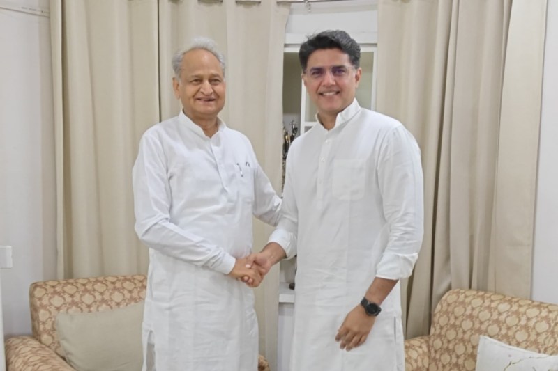 Sachin Pilot and Ashok Gehlot