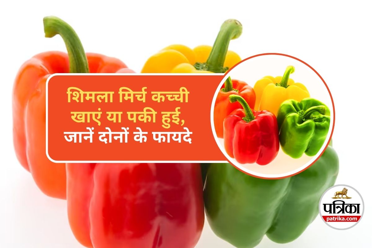 Shimla Mirch Ke Fayde : कच्ची या पकी शिमला मिर्च, कौन सी है ज्यादा फ़ायदेमंद?
