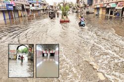 Sikar Rain: तेज बारिश से कई इलाके जलमग्न, घरों और दुकानों में घुसा पानी, अगले 48
घंटे के लिए मौसम विभाग ने दी ये चेतावनी - image