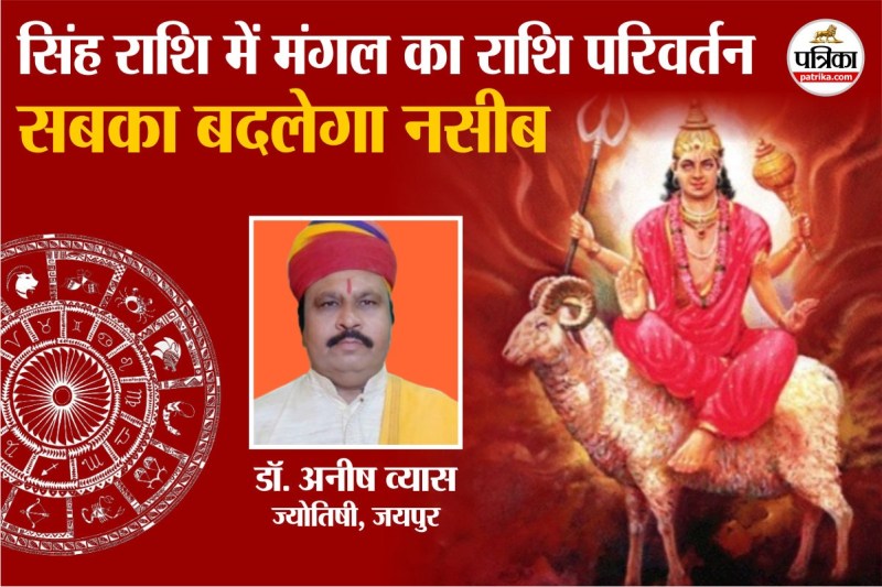 Mangal Rashi Parivartan 2025 Singh Rashi