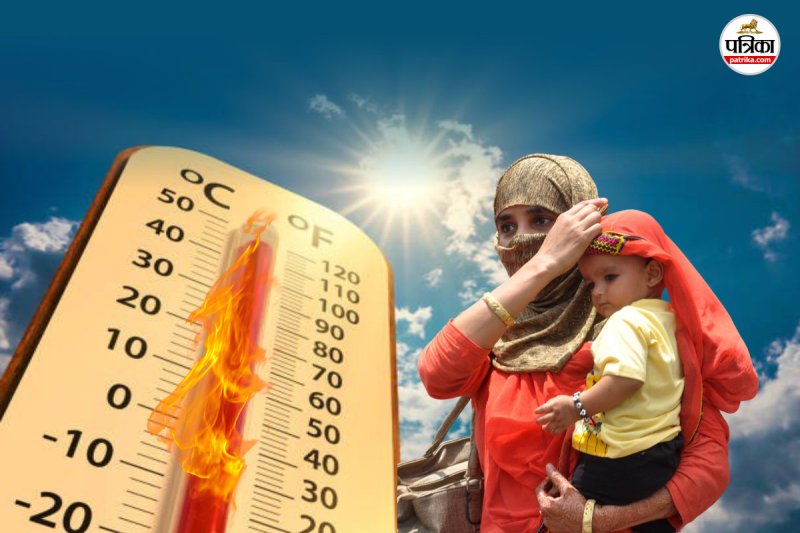 भीषण गर्मी से जल जीवन प्रभावित (फोटो सोर्स- पत्रिका)