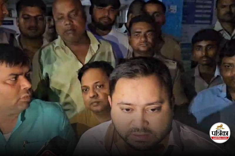 Tejashwi Yadav Convoy accident