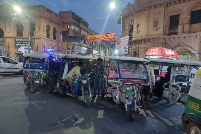 Lucknow Old City Traffic