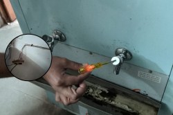 Rajasthan: RNT मेडिकल कॉलेज के दावों की खुली पोल, वाटर कूलर में फिर आया करंट - image