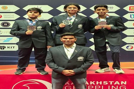 Bhilwara players dominate Grappling World Cup