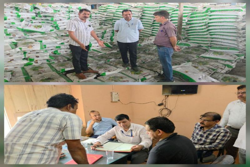 Raid on three fertilizer factories in Bhilwara, sale of 42 thousand bags banned