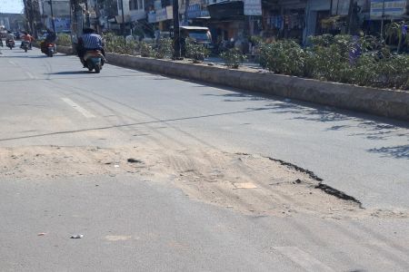 The first rain created deadly potholes on the roads