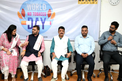 3 संस्थानों ने मिलकर लिया तम्बाकू मुक्त समाज के निर्माण का संकल्प, बच्चों को
दिया खास संदेश - image