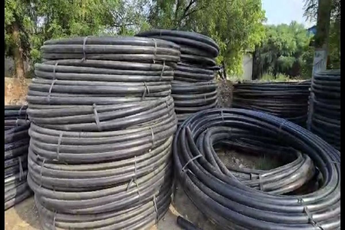 बस्सी में पकड़ी नकली पाइप बनाने की फैक्ट्री