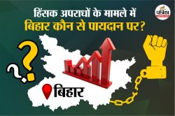 Bihar Crime Graph New Study: हिंसक अपराधों के मामले में बिहार देश के टॉप 5
राज्यों में, पटना बना ‘हिंसा की राजधानी’ - image