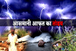 एमपी में आसमानी आफत, बिजली गिरने से 10 लोगों समेत कई मवेशियों की मौत, घर के बाहर
बंधा कुत्ता खंभे के साथ उड़ा - image